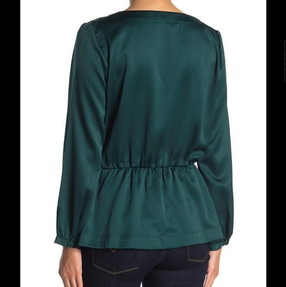 J. Crew Criss Cross Long Sleeved Top - Picture 4 of 6